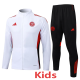 2025-26 Bayern White Kids Jacket Tracksuit #E2595(童装)