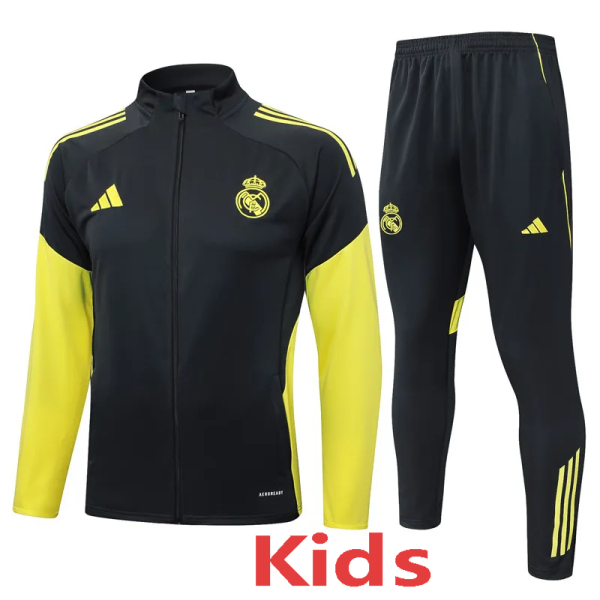 2025-26 RMA Dark gray Kids Jacket Tracksuit #E2577(童装)