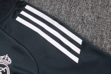 2025-26 RMA Dark gray Kids Half Pull Tracksuit #E2594(童装)(半拉链)