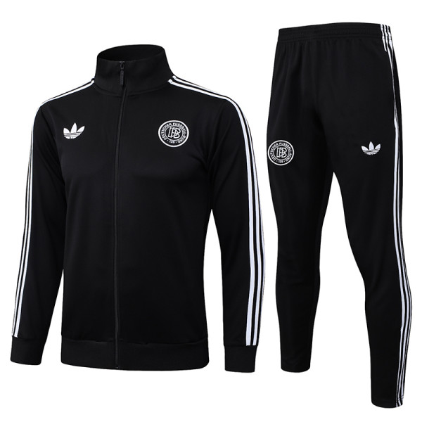2025-26 Germany Black Jacket Tracksuit #A2555