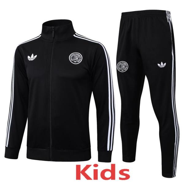 2025-26 Germany Black Kids Jacket Tracksuit #E2590(童装)
