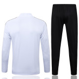 2025-26 Germany White Kids Half Pull Tracksuit #E25115(童装)(半拉链)