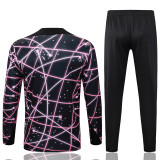 2025-26 PSG Jordan Black Purple Half Pull Tracksuit #B2565(半拉链)