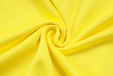 2025-26 RMA Yellow Kids Half Pull Tracksuit #E25114(童装)(半拉链)