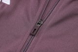 2025-26 Man Utd Grey purple Kids Jacket Tracksuit #E2581(童装)