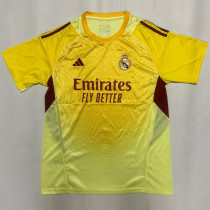 2025-26 RMA Yellow GoalKeeper Soccer Jersey