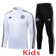 2025-26 Germany White Kids Half Pull Tracksuit #E25115(童装)(半拉链)
