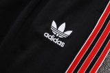 2025-26 Man Utd Black Red Kids Jacket Tracksuit #E25105(童装)