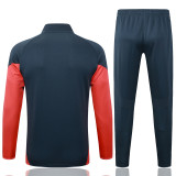 2025-26 Bayern Dark gray Kids Jacket Tracksuit #E25107(童装)