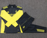 2025-26 RMA Dark gray Half Pull Tracksuit #B2563(半拉链)