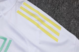 2025-26 JUV White Kids Half Pull Tracksuit #E25117(童装)(半拉链)