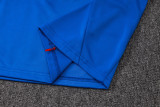 2025-26 Man Utd Fancy blue Kids Half Pull Tracksuit #E25102(童装)(半拉链)