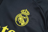 2025-26 RMA Dark gray Half Pull Tracksuit #B2563(半拉链)