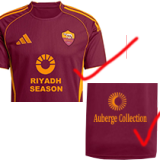 2025-26 Roma Home 1:1 Fans Soccer Jersey