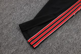 2025-26 Man Utd Black Red Kids Jacket Tracksuit #E25105(童装)