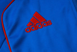 2025-26 Man Utd Fancy blue Kids Half Pull Tracksuit #E25102(童装)(半拉链)