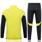2025-26 RMA Yellow Kids Jacket Tracksuit #E25112(童装)