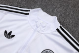 2025-26 Germany White Kids Half Pull Tracksuit #E25115(童装)(半拉链)