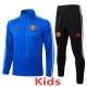 2025-26 Man Utd Fancy blue Kids Jacket Tracksuit #E25103(童装)