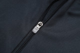 2025-26 RMA Dark gray Half Pull Tracksuit #B2563(半拉链)