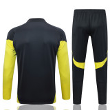2025-26 RMA Dark gray Kids Half Pull Tracksuit #E25119(童装)(半拉链)