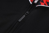2025-26 Man Utd Black Red Kids Jacket Tracksuit #E25105(童装)