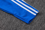 2025-26 Man Utd Fancy blue Kids Half Pull Tracksuit #E25102(童装)(半拉链)