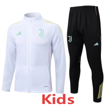 2025-26 JUV White Kids Jacket Tracksuit #E25118(童装)