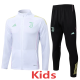 2025-26 JUV White Kids Jacket Tracksuit #E25118(童装)