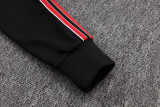 2025-26 Man Utd Black Red Kids Jacket Tracksuit #E25105(童装)