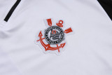 2025-26 Corinthians White Half Pull Tracksuit #B2567(半拉链)