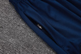 2025-26 PSG Royal blue Half Pull Tracksuit #B2566(半拉链)