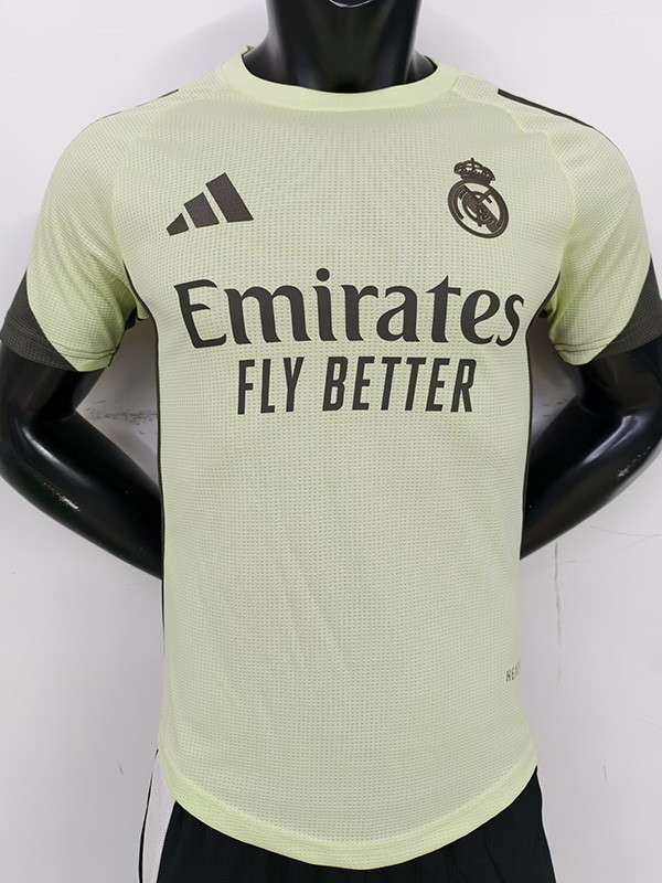 2025-26 RMA Light Green Player Version Training Shirts