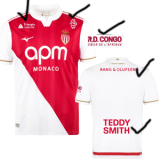 2025-26 Monaco Home Player Version Soccer Jersey