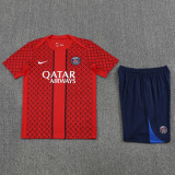 2025-26 PSG Red Training Short Suit