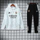 2025-26 RMA White Hoodie Tracksuit (卫衣套装)