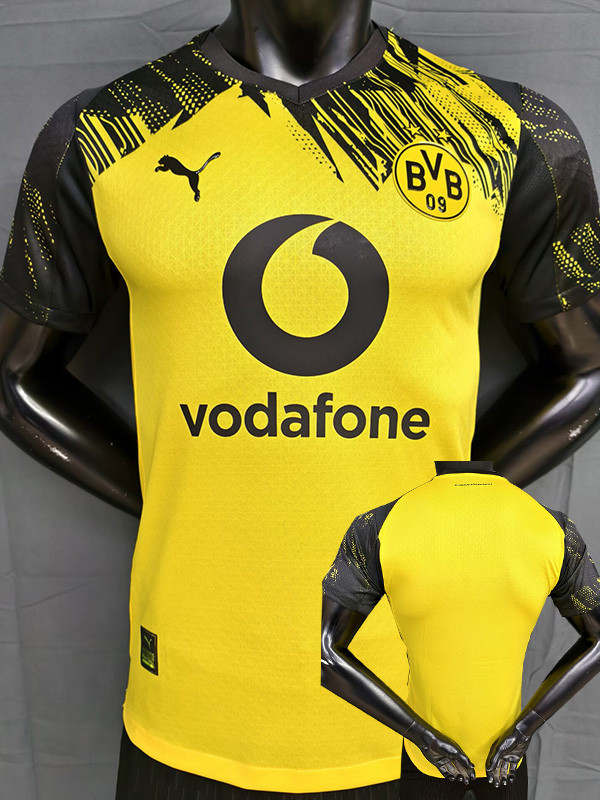 2025-26 Dortmund Home Player Version Soccer Jersey