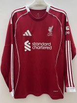 2025-26 LIV Home Long Sleeve Soccer Jersey (长袖)