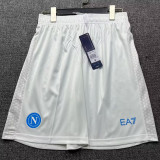 2025-26 Napoli Home White Shorts Pants (蓝标)