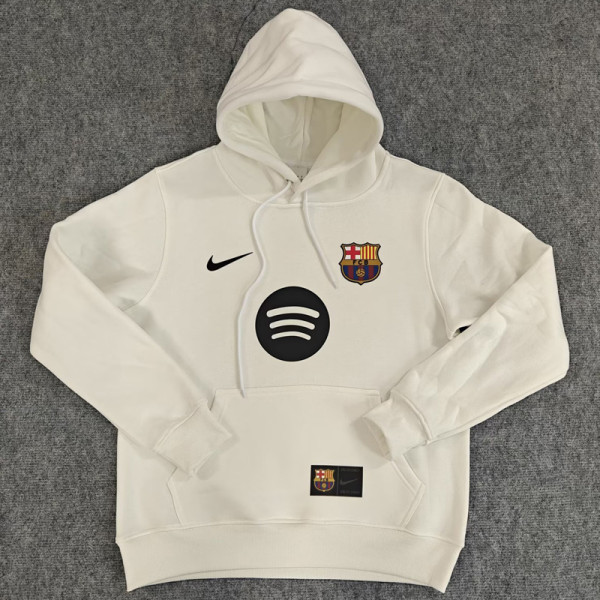 2025-26 BAR White Hoody 白色(加绒)彩标