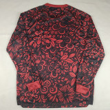 2025-26 Palestina FC Red Long Sleeve Training shirts (阿拉伯文)(长袖)