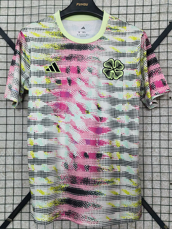 2025-26 Celtic Pink White Training shirts