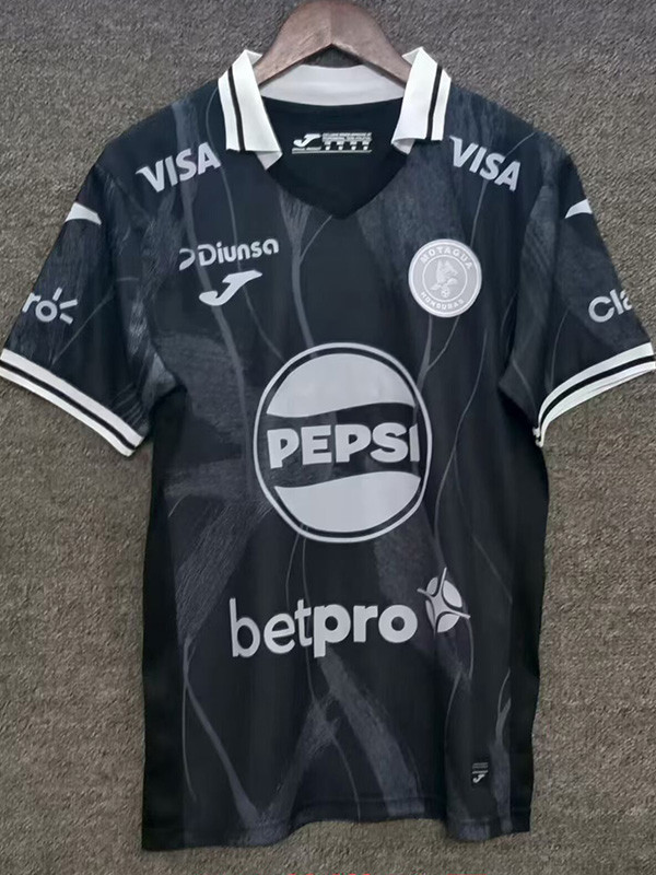 2025-26 Motagua Black Fans Soccer Jersey 莫塔瓜