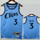 2024-25 Clippers PAUL #3 Blue City Edition Top Quality Hot Pressing NBA Jersey