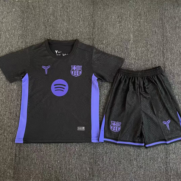 2025-26 BAR Black Joint Edition Kids Soccer Jersey