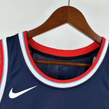2024-25 Clippers PAUL #3 Royal blue Top Quality Hot Pressing NBA Jersey