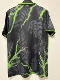 2025-26 RMA Black Special Edition Fans Training Shirts (闪电绿)