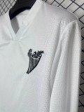 2025 Hibernian FC White 150th Anniversary Long Sleeve Soccer Jersey (长袖)