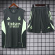 2025-26 RMA Army green Tank top and shorts suit