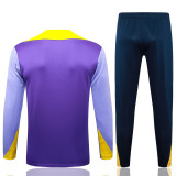 2025-26 ATM Purple Half Pull Tracksuit #B2578(半拉链)